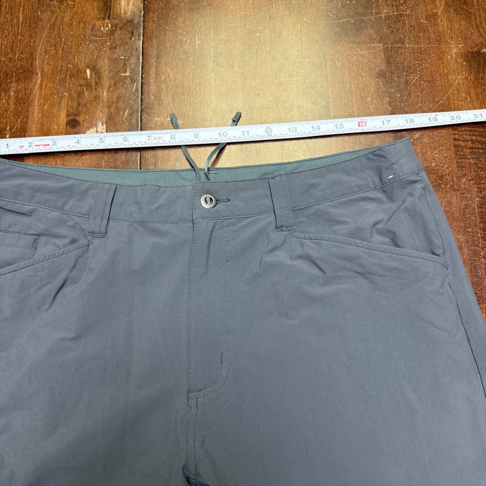 Patagonia Quandary Shorts Mens 36 7" Inseam Grey Forge Grey Performance Hiking - Picture 7 of 10